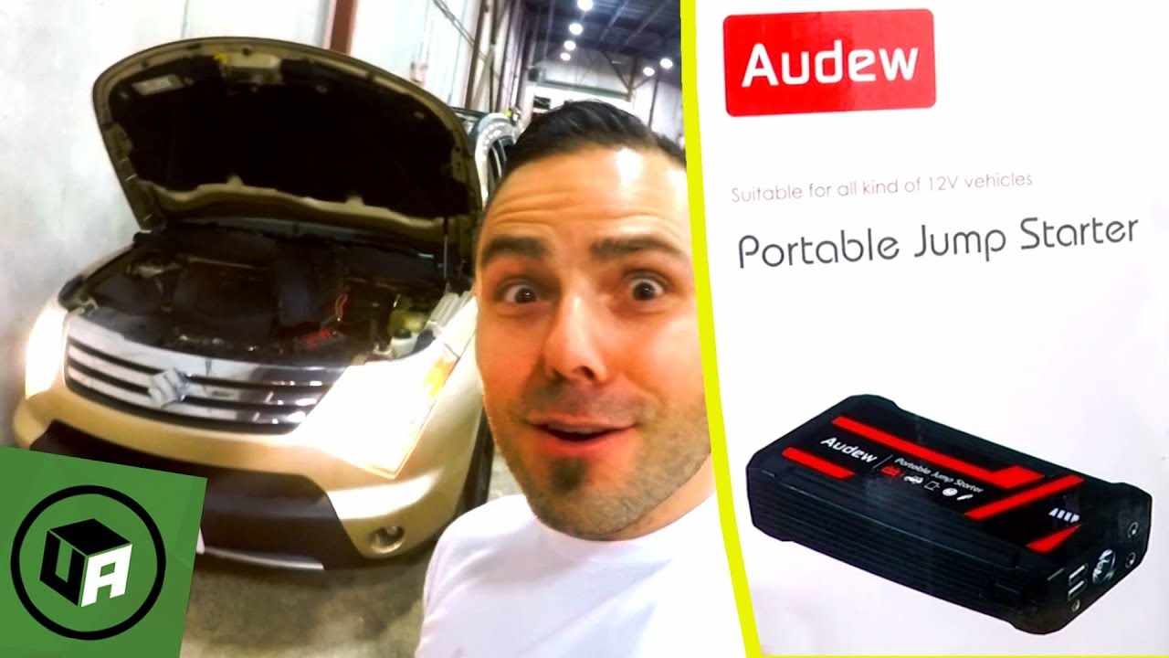 AUDEW Jump Starter Review.  ** 16800 Mah 800A ** Car BOOST Test. MUST HAVE Car & Smartphone Charger