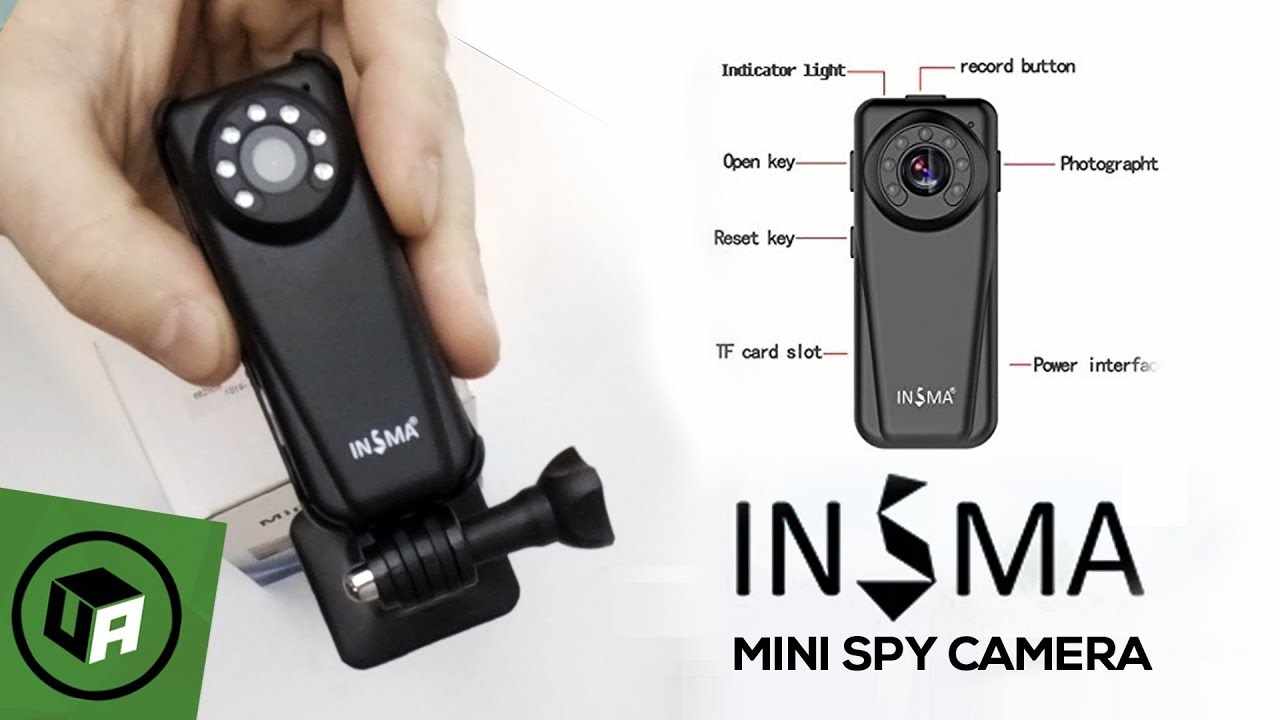 Best SPY & SECURITY CAMERA?!  INSMA Mini 1080p HD WiFi Camera Unboxing & Review