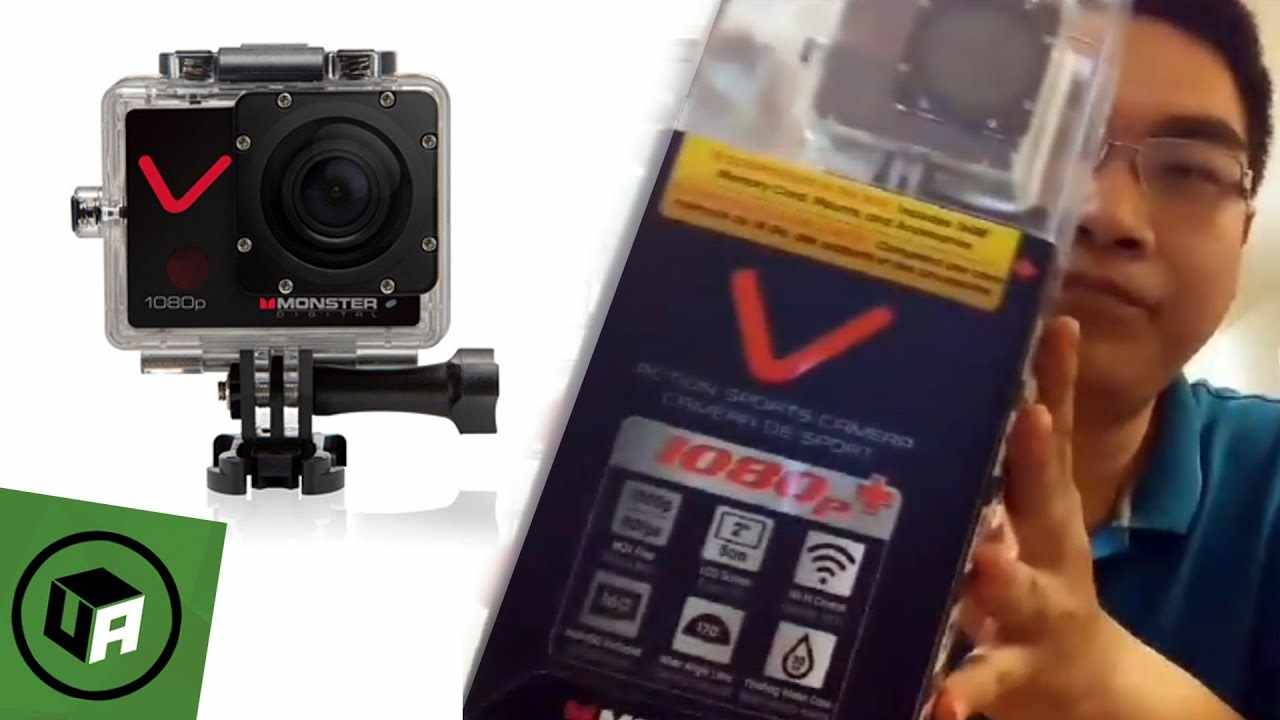 Monster VILLAIN Action Camera 1080p + 30FPS with 32GB Unboxing and First Impressions