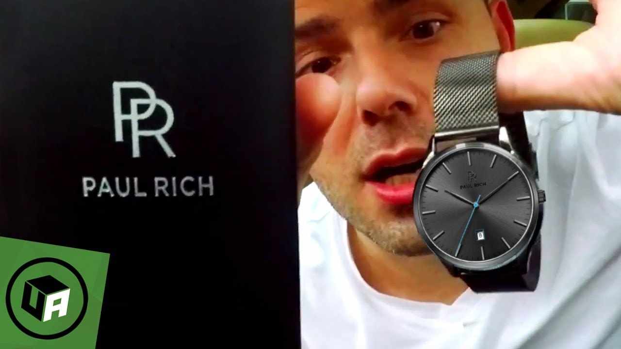 Paul Rich HAMPTON GREY - MESH Watch Review & Unboxing — The Hamptons Collection