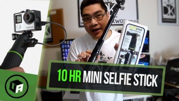 DIGIPOWER : QUIKPOD 5200mAh SELFIE GRIP REVIEW. Give UR GoPRO Camera 10 Extra Hours of Power.